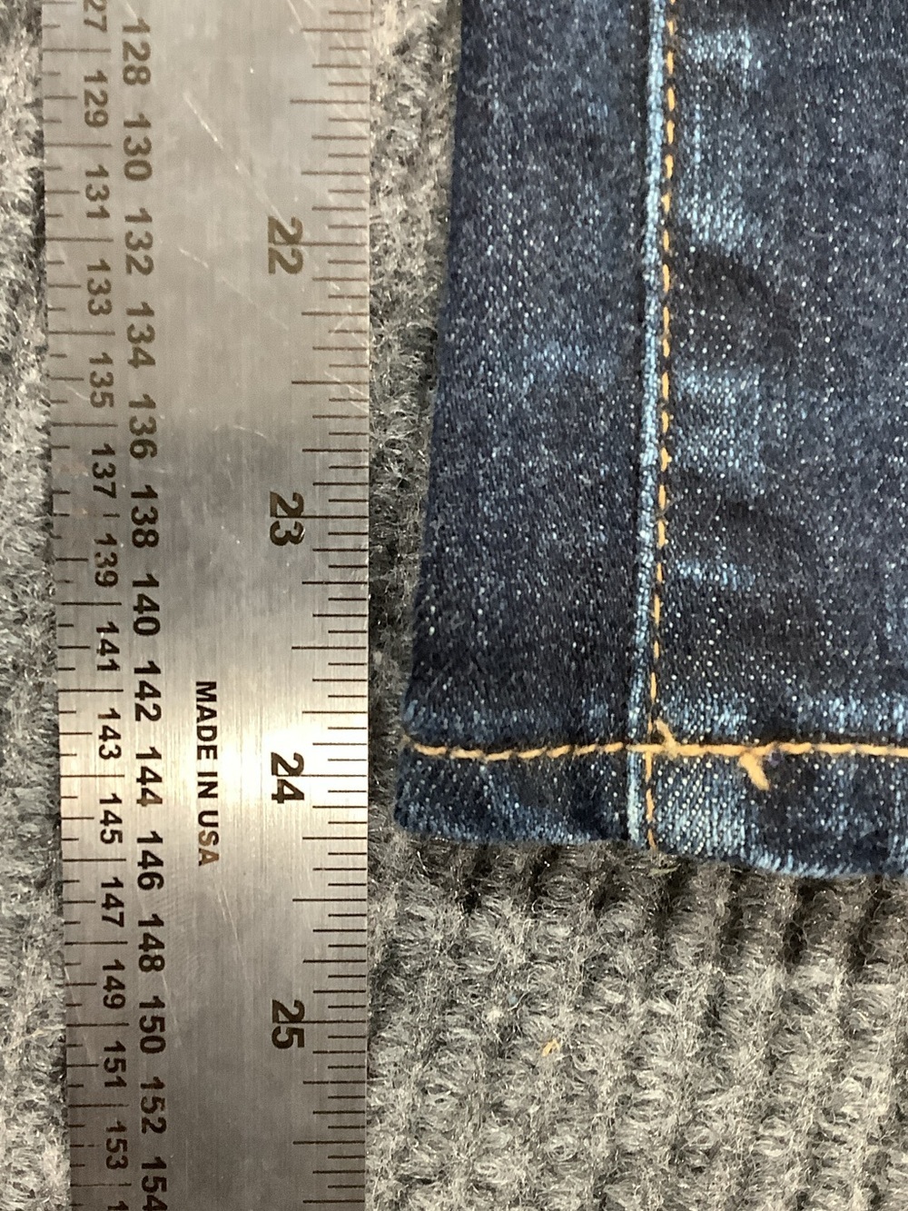 Classic Straight Fit Men's Jeans in Dark Blue - Picture 2 of 5